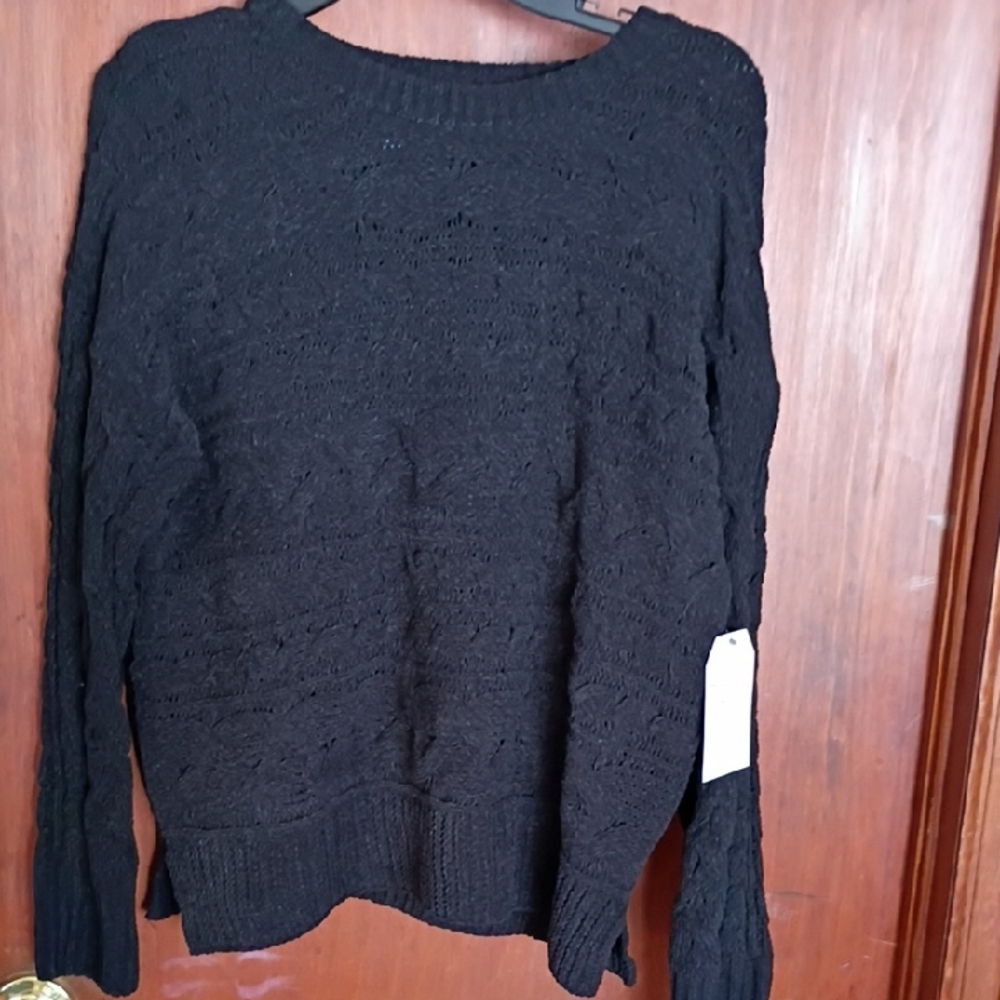 Time and Tru Black Women's Sweater